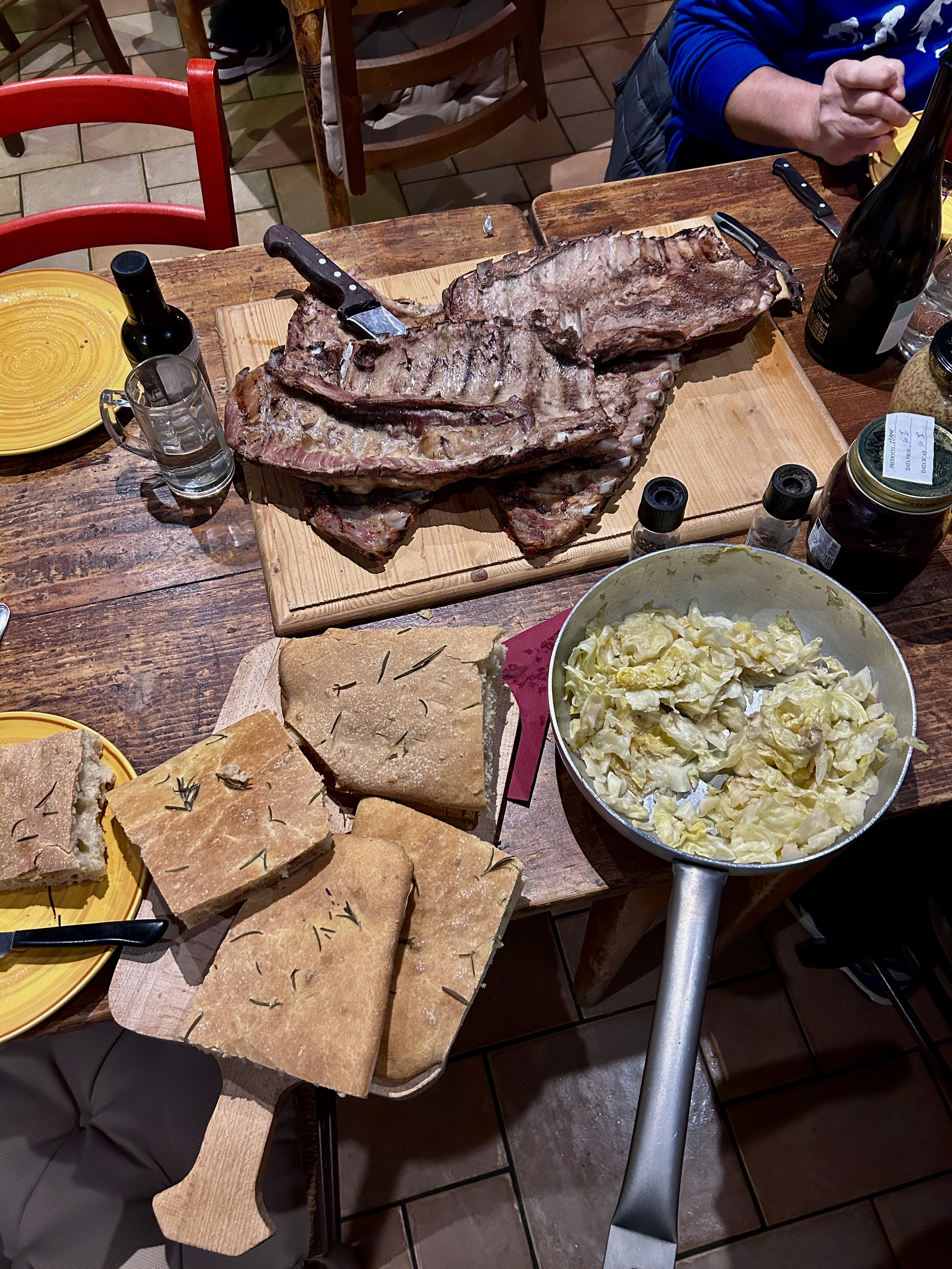 Piatti friulani serviti all'Agriturismo Porchis